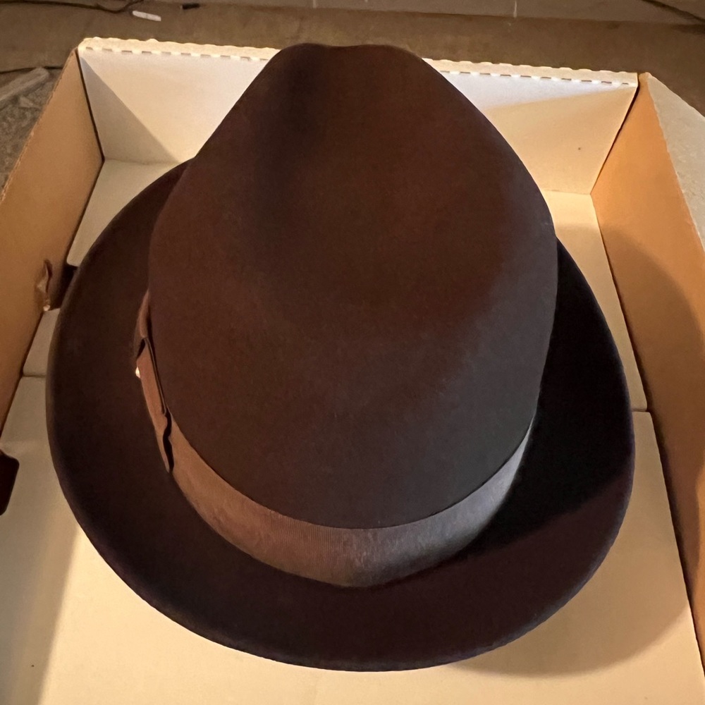 BLACK FRIDAY SALE-Men’s wool size 7 1/4 dress hat by Dan’s